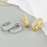 xiyanike new geometric rhinestone hoop earrings for women luxury girl fashion trendy ear buckle jewelry gift %d1%81%d0%b5%d1%80%d0%b5%d0%b6%d0%ba%d0%b8 %d0%b6%d0%b5%d0%bd%d1%81%d0%ba%d0%b8%d0%b5