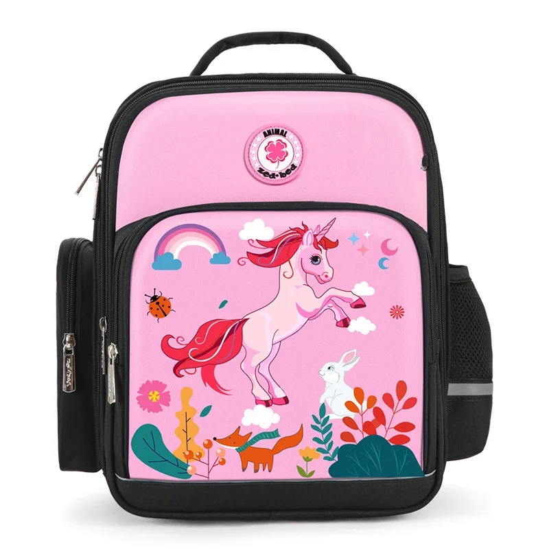 Girls Unicorn Boys Dinosaur Cartoon Backpacks New Fashion High-capacity Children Students Rocket Spine Protecting Schoolbags Hot