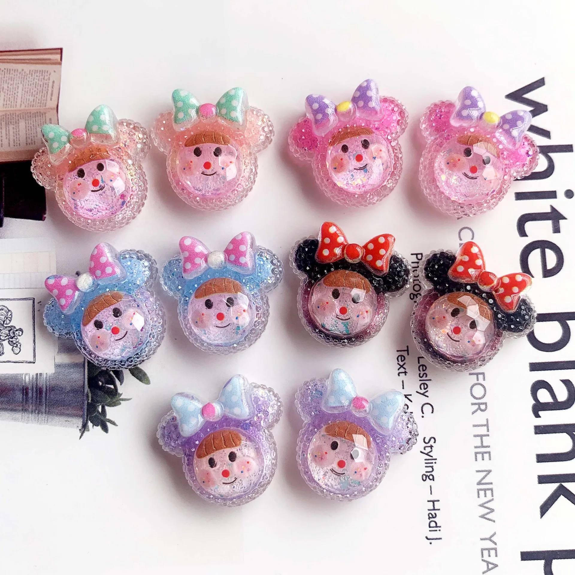 5 шт. полупрозрачные блестки