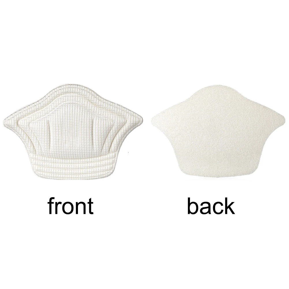 

2pairs/pack Padding Cushion Thickened Heel Pad For Loose Shoes Soft Relief Pressure Sponge Comfort Anti Blister Filling Sports
