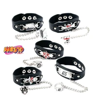 anime naruto bracelets and rings action figure cosplay accessories uzumaki hatakeone piece prop jewelry clothing cool toys gifts