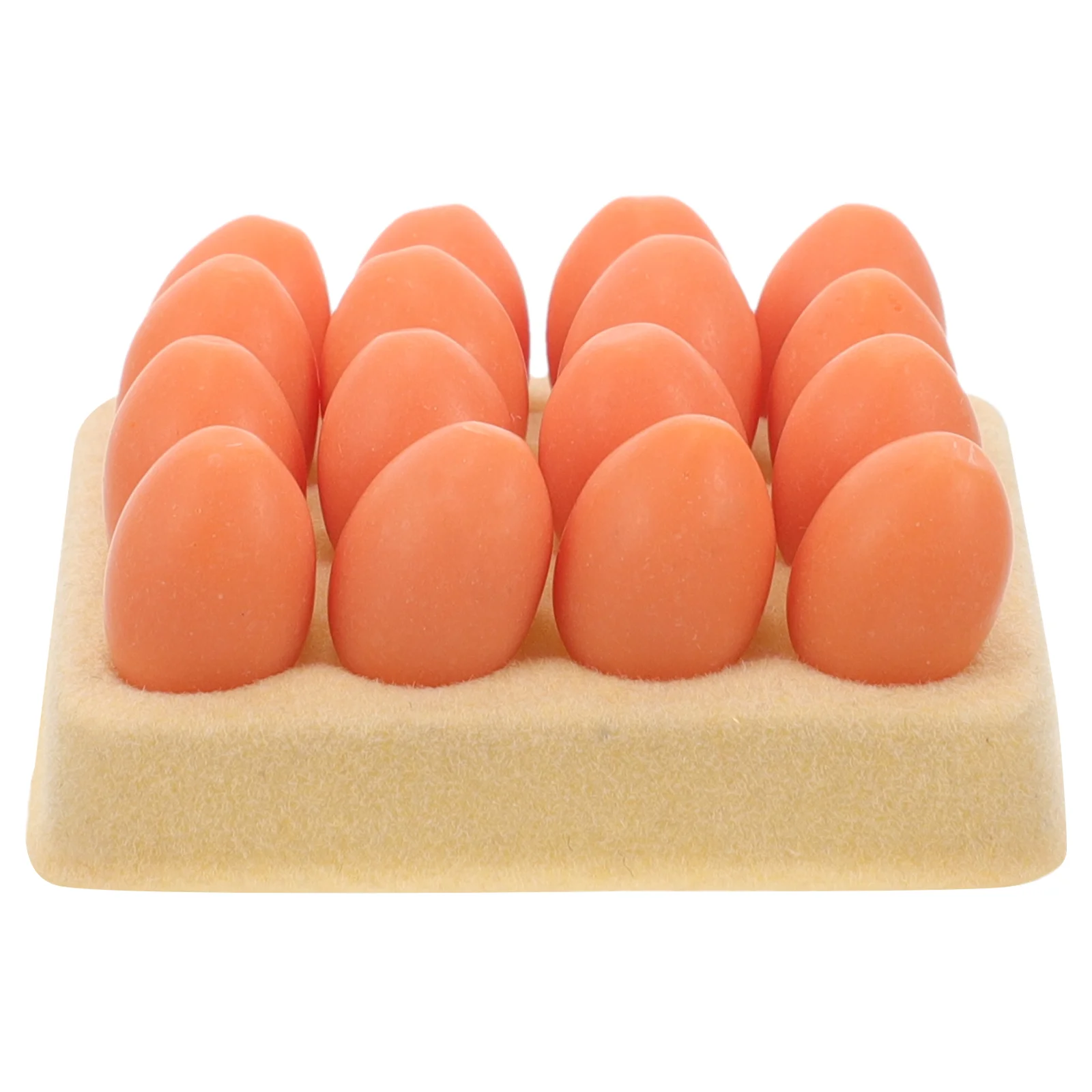 

1 Set House Eggs Tiny Faux Eggs Miniature Simulated Eggs with Mini Tray
