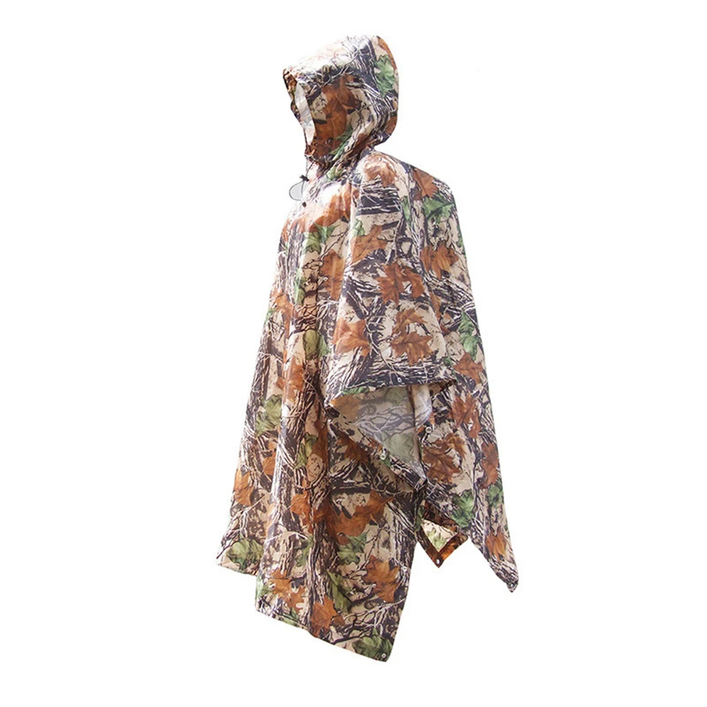 

Hoodies Rain Coat Waterproof Camouflage Ponchos Portable Climbing Accessory Fishing Outdoor Gifts Camping Gifts for Women