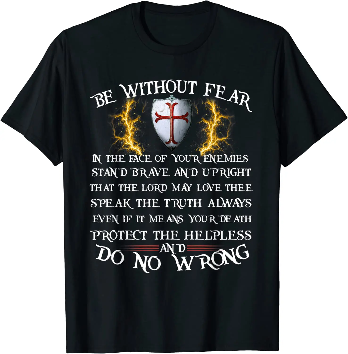 

Crusader Code Holy Cross Knights Templar T Shirt New 100% Cotton Short Sleeve O-Neck T-shirt Casual Mens Top
