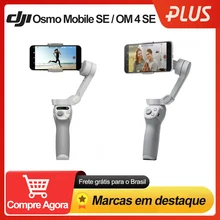 DJI Osmo Mobile SE OM 4 OM4 Handheld Gimbal Stabilizer for Smartphone Tripod Selfie Stick 3 axis Stabilization Magnetic Design