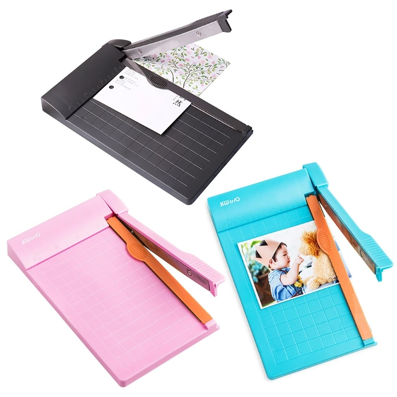 

A5 Paper Cutter Trimmer Photo Guillotine Cutting Machine Scrapbook Knife with Ruler School Office Stationery