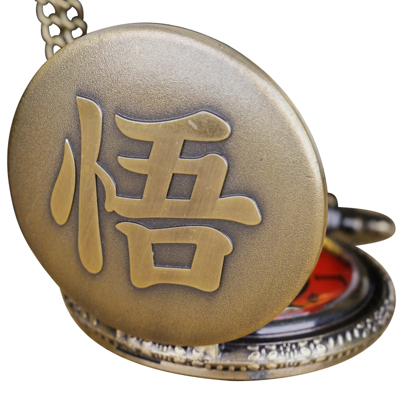 20pc Chinese Style Children's Animation Series Quartz Pocket Watches Necklace Personality Creative Pendant With Chain Clock