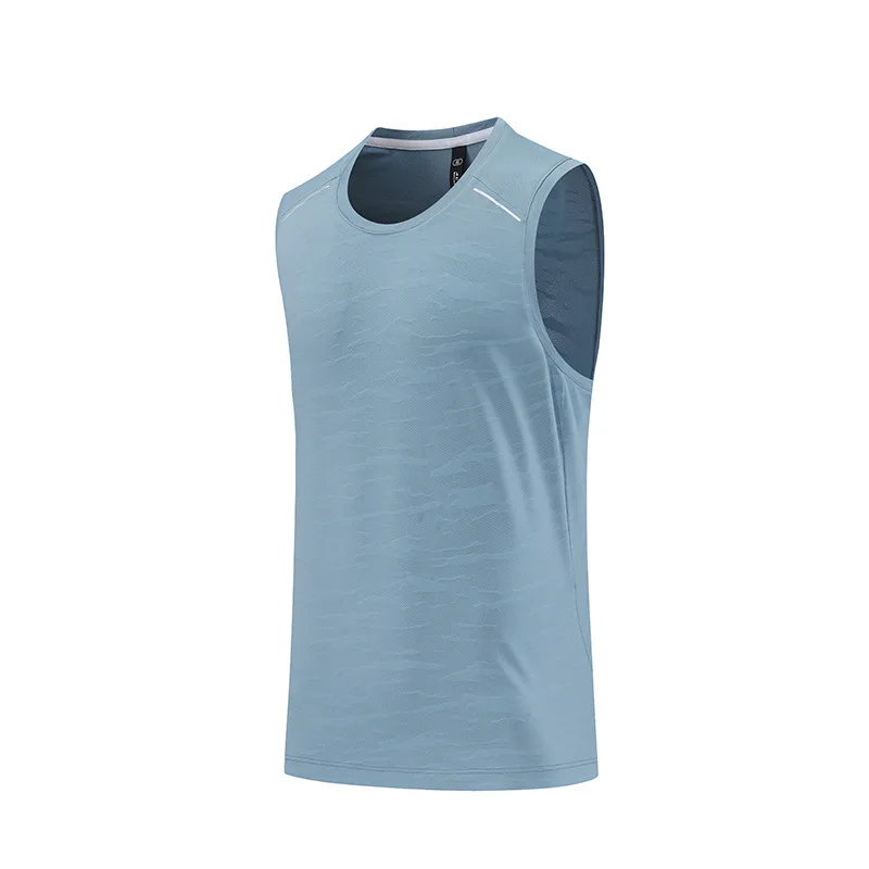 Men's Gym Shirt Street High Quality Sleeveless T-shirts for Men Tank Tops Workout Fitness Singlets Sport Vest Clothing Summer