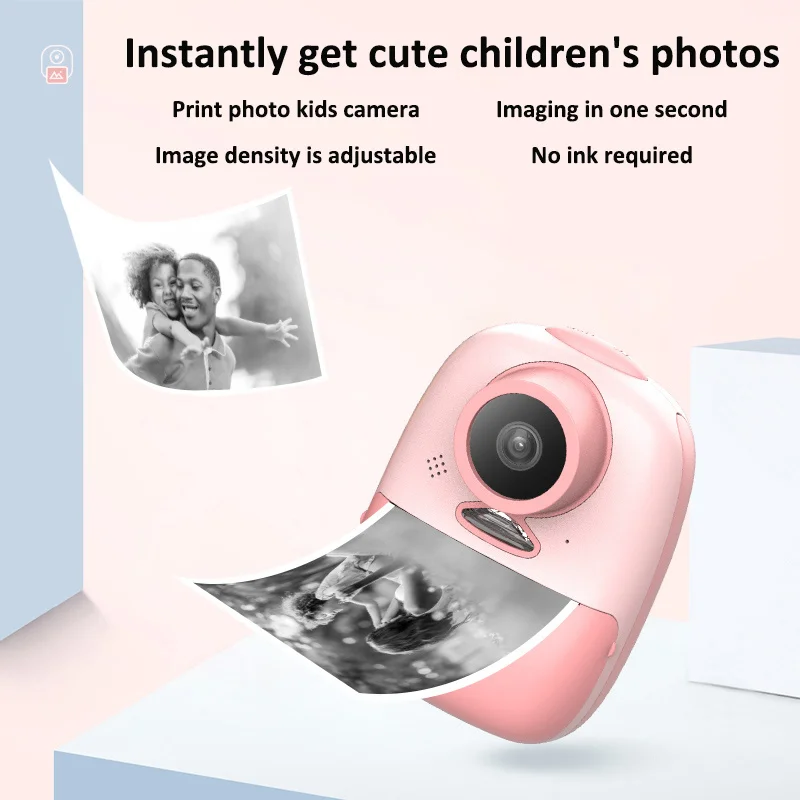 New Kids Instant Print Camera 1080P 2600W Pixels Thermal Printing Camera Digital Photo Camera Video Girl Boy Toy Child Gift Sale enlarge