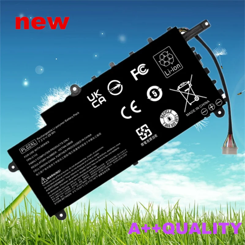Аккумулятор PL02XL для ноутбука HP Pavilion 11 X360 серия 11-n000snx 11-N014TU 11-N030TU 751681-421 Φ