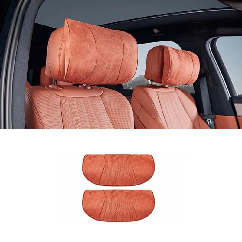 

Для BYD TANG L EV/DM Sealion 8 2025 2026, замшевая удобная подушка для подголовника, аксессуары для автомобильной подушки для шеи, аксессуары