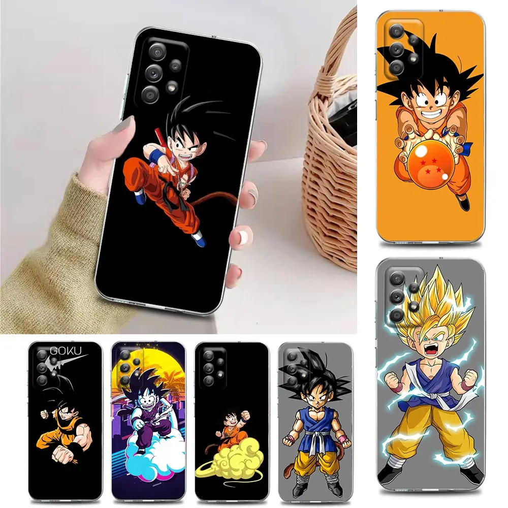 

Dragon Ball Z Of Son Goku Clear Phone Case for Samsung A01 A02 A02s A11 A12 A21 S A31 A41 A32 A51 A71 A42 A52 A72 TPU Case
