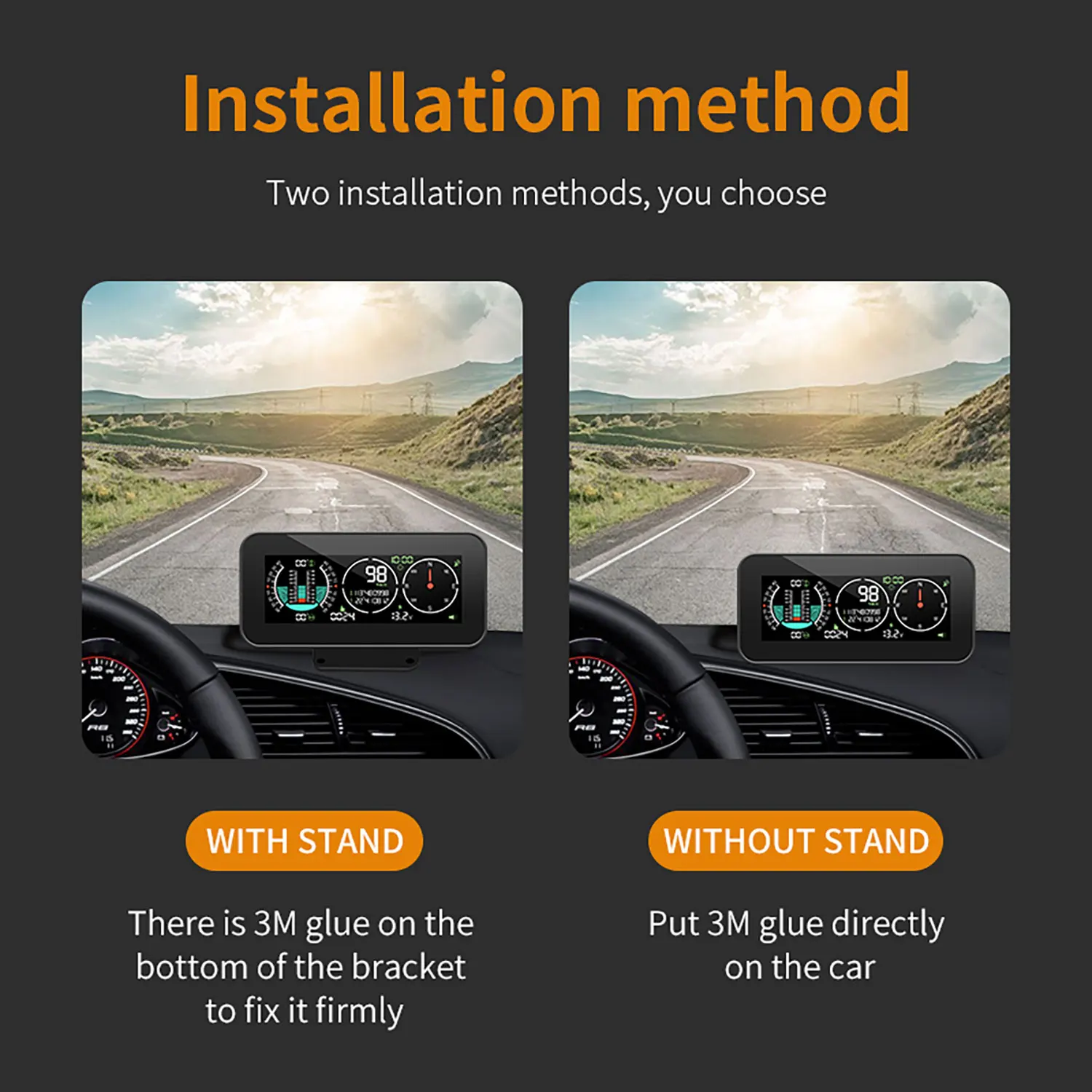 Для Hyundai SONATA 2015-2019 Автомобильный датчик уровня HUD градиентный GPS Интеллектуальный