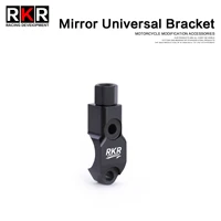 motorcycle universal handlebar rearview mirror base extension bracket 8mm to 10mm expansion adapter holder new