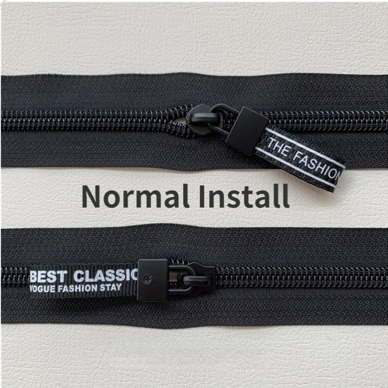 10 шт. 5 # ленточный шнур съемник молнии для нейлоновой ленты печатная бирка