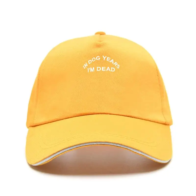 

IN DOG YEARS I'M DEAD Baseball Cap Embroidery Dad Hat 100% Cotton Buzzwords Snapback Caps Unisex Fashion Adjustable Hot sales