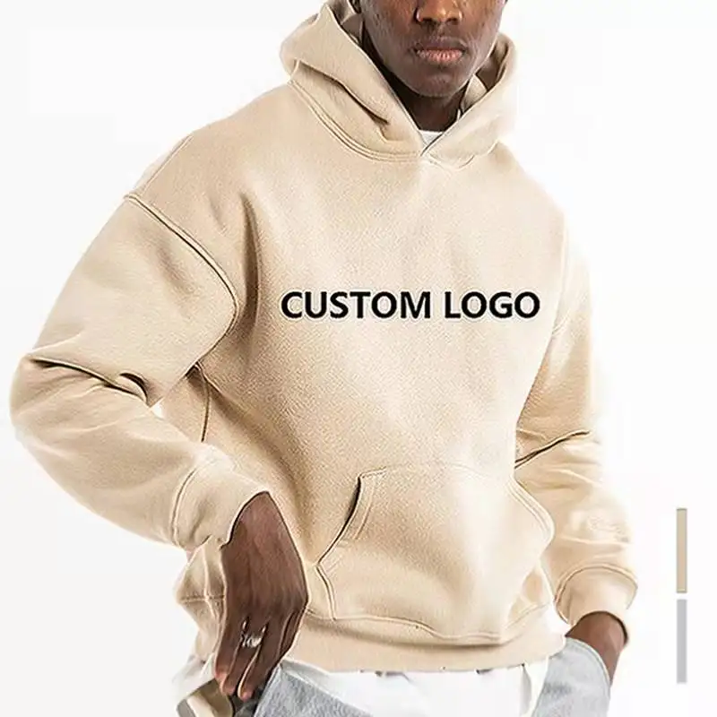 

custom logo high quality no drawstring blank pullover hoodies sweatshirt streetwear polyester cotton fleece oversized low hoodie