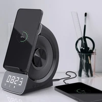 multifunction wireless chargers with bluetooth speaker clock fm radio for iphone 13 12 11 xs mini pro max iwatch airpods