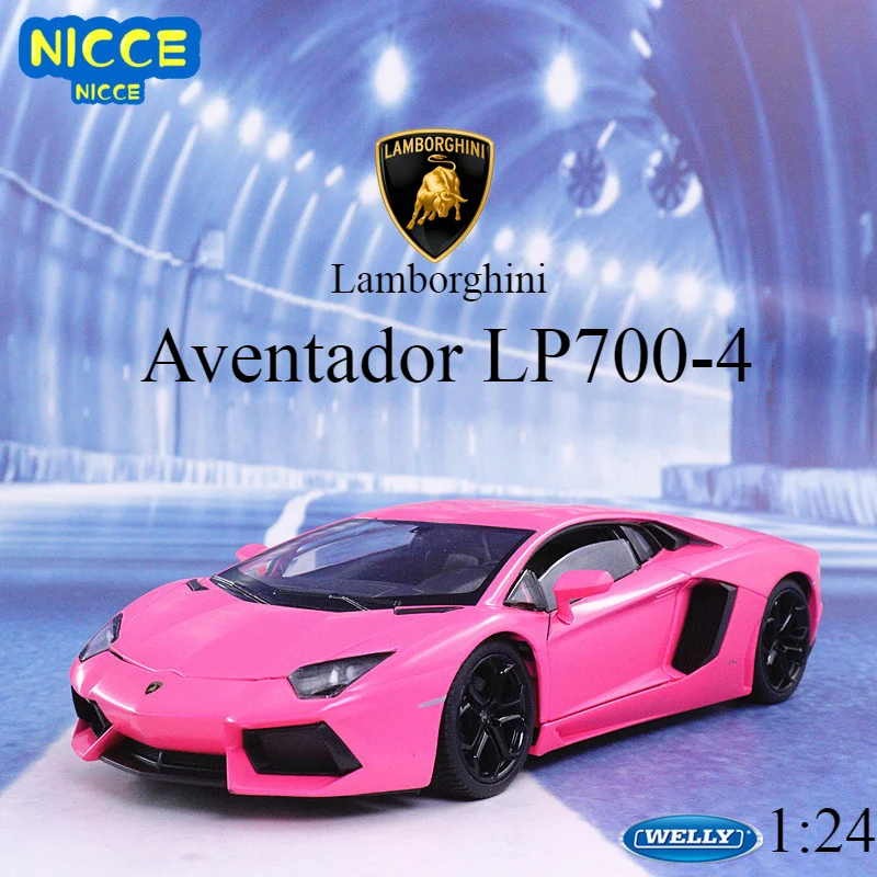 

Welly1:24 Lamborghini Aventador LP700-4 Sports Car Simulation Alloy Car Model Crafts Decoration Collection Toy Tools Gift B525