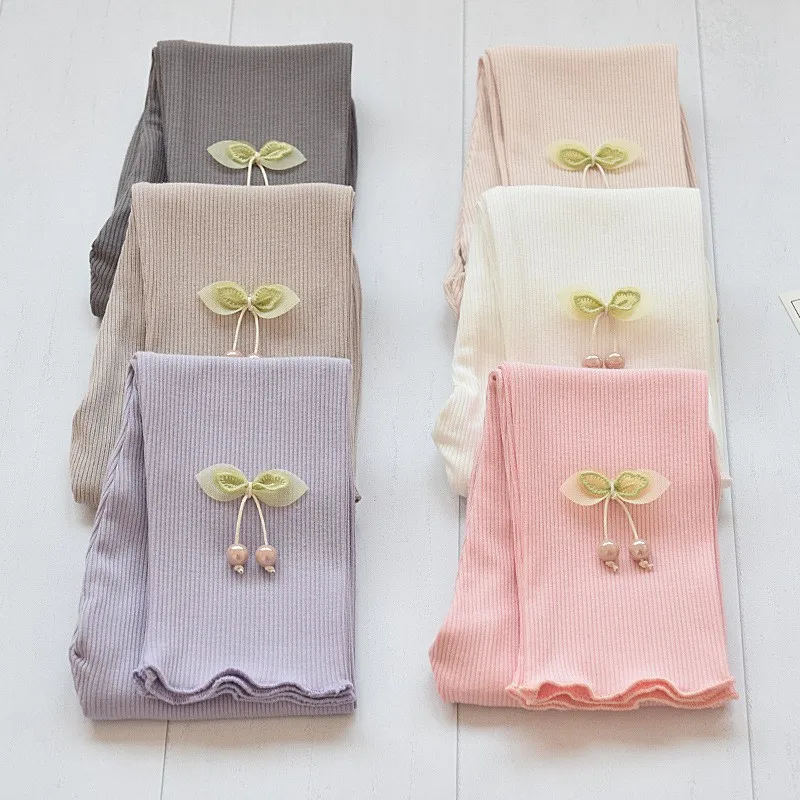 

Leggings for Girl Summer Pants Child Trousers Baby Girl Elastic High Waist Tights Baby Leggings for Kids Clothes