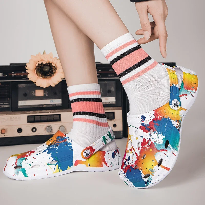 Женские шлепанцы 2024 летняя обувь шеф-повара для мужчин уличные сандалии на