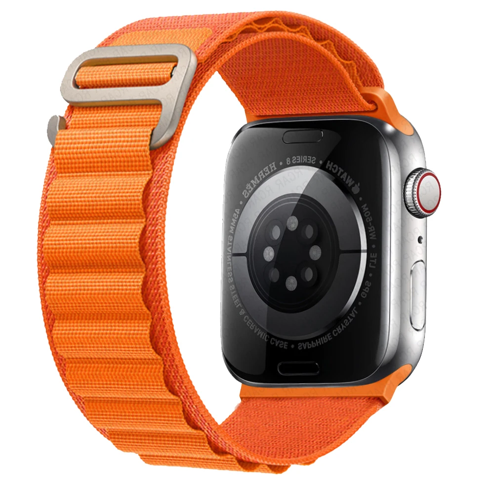 

Strap for Apple watch band 49mm 44mm 40mm 45mm 41mm 42mm 38mm Accessories Alpine loop bracelet iWatch series 7 6 4 3 se 8 Ultra
