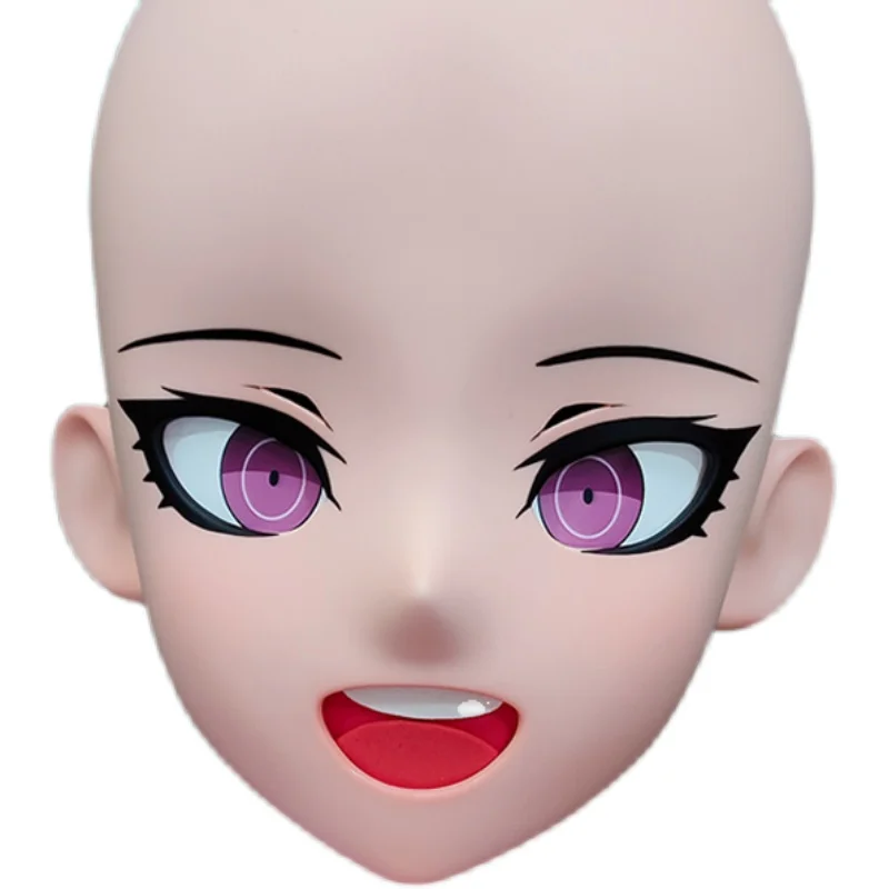 

(KMY196)Customize Character Female/Girl Resin Kig Full/Half Head With Lock Anime Cosplay Japanese Animego Kigurumi Mask