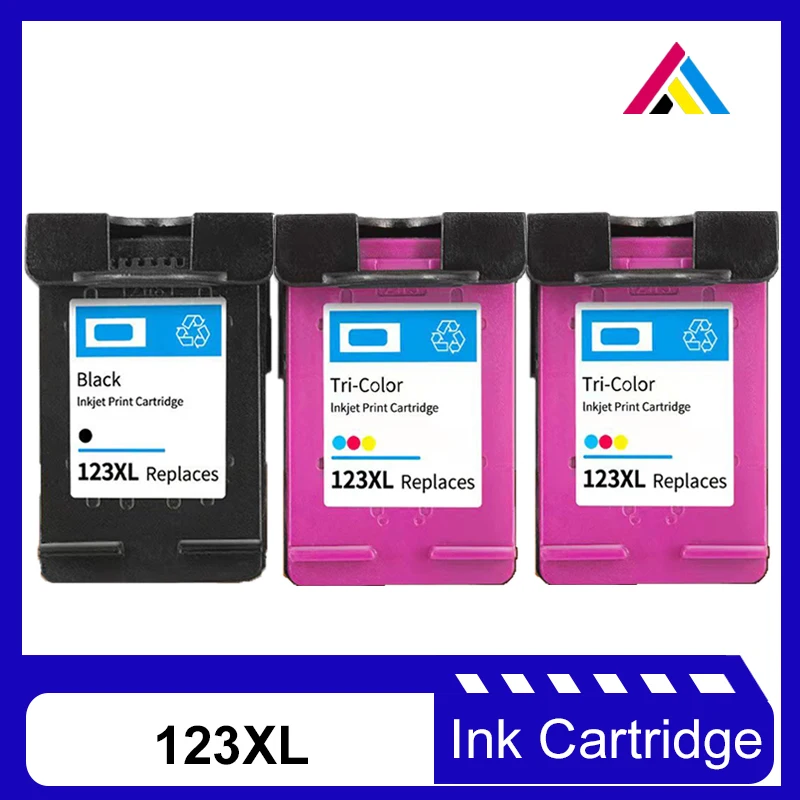 

CSD compatible for HP123 123xl Ink Cartridge for 123 for Deskjet 1110 2130 2132 2133 2134 3630 3632 3637 4513 Printer