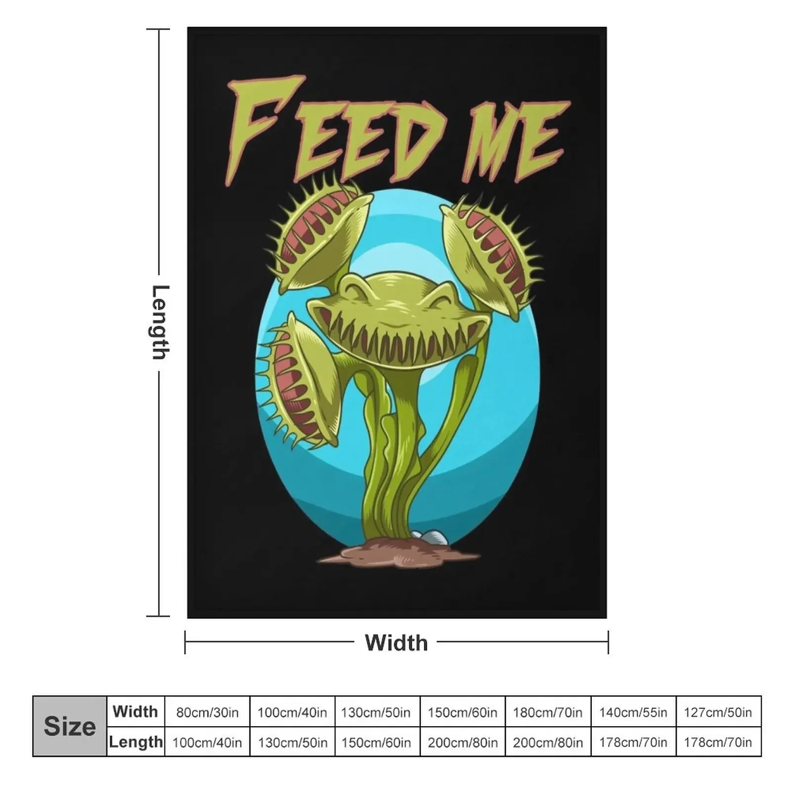 Feed Me Dionaea для любителей растений и плантаторов одеяло мягкие кровати тяжелые