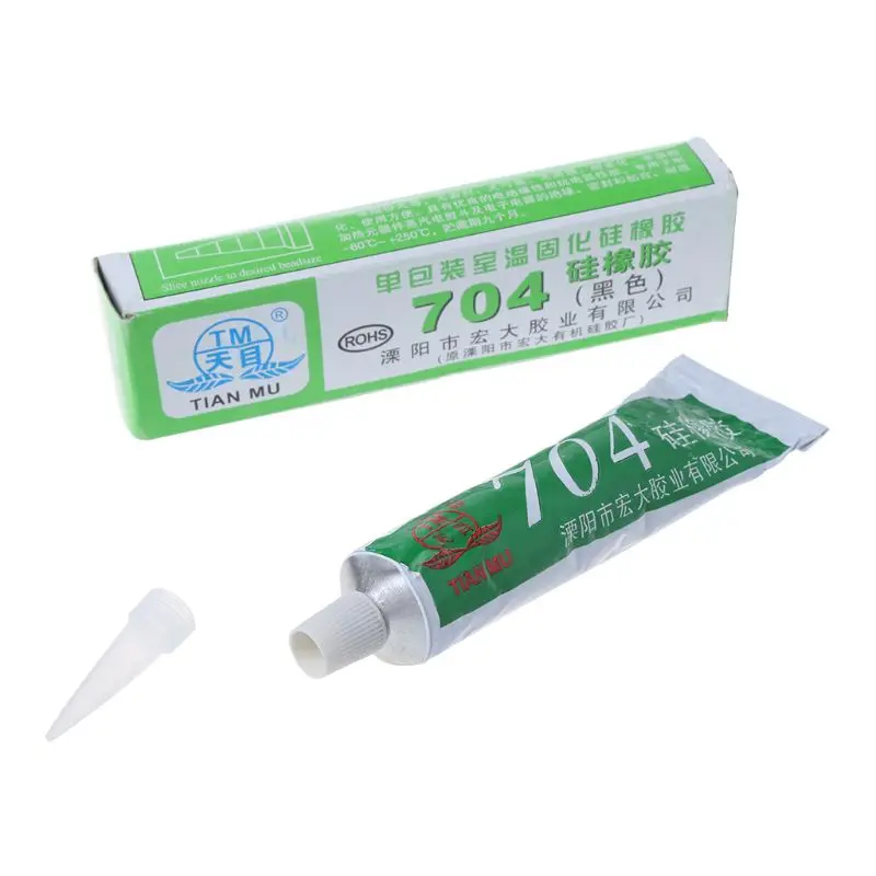 

2022 New Silicone Industrial Adhesive 704 RTV Silicone Rubber Black Glue 45g