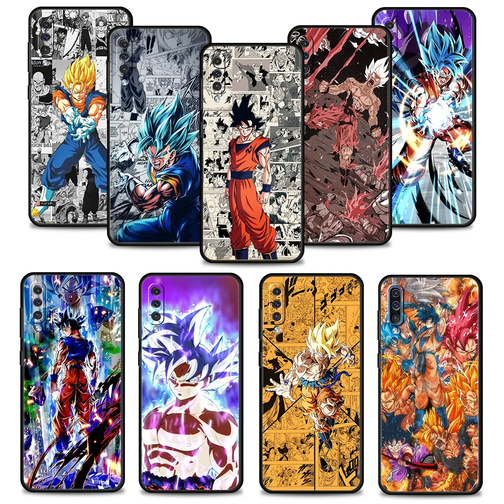 

For Samsung Galaxy Note 20 Ultra 10 A10 A20e A20s A10s A40 A50 A30 A70 Original Phone Coque Dragon Ball Son Goku Goten Vegito