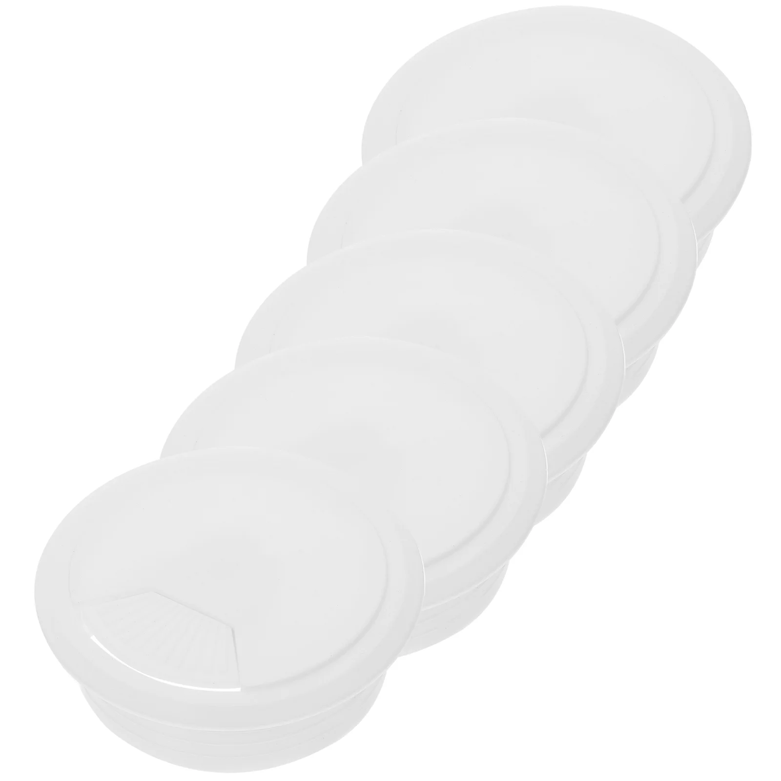 

5pcs Desk Grommet 50mm Desk Cable Organizer Wire Hole Cover Cable Organizer