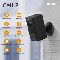 dahua imou cell 2 rechargeable camera 5g wi fi 4mp wireless weatherproof surveillance cameras pir human detection night vision