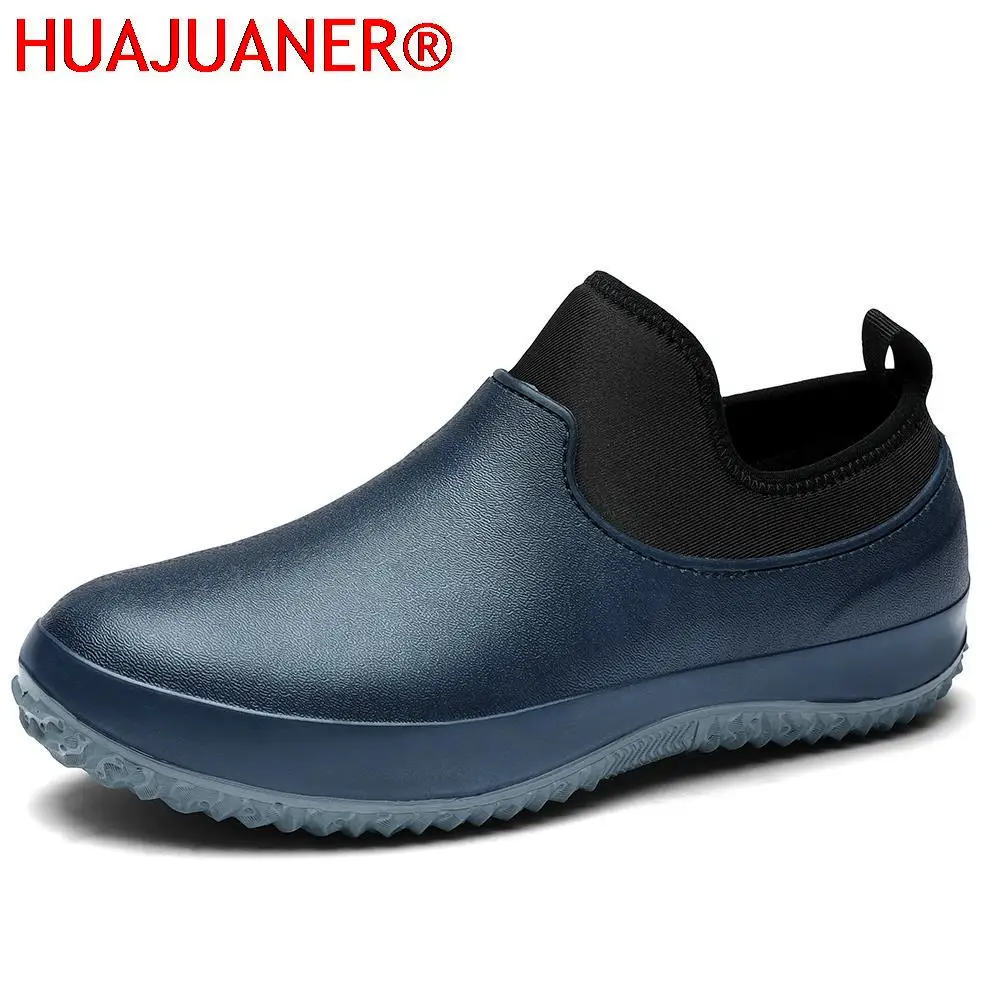 Men Slip On Resistant Oil-proof Kitchen Shoes Chef Multifunctional Restaurant Garden Waterproof Safety Work Medical