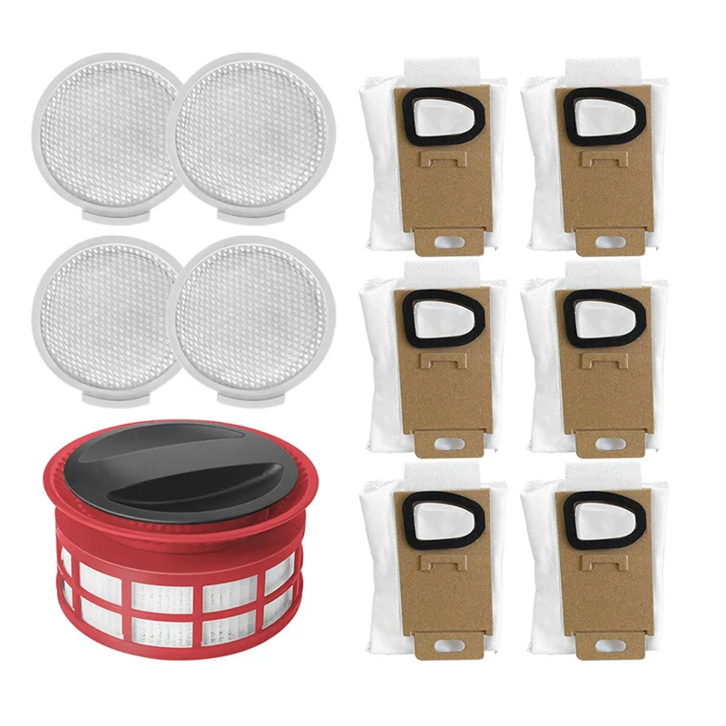 

11Pcs Front and Rear HEPA Filter Kit for Xiaomi Roborock H7 Cordless Vacuum Cleaner Replacement Spare Parts Accessories