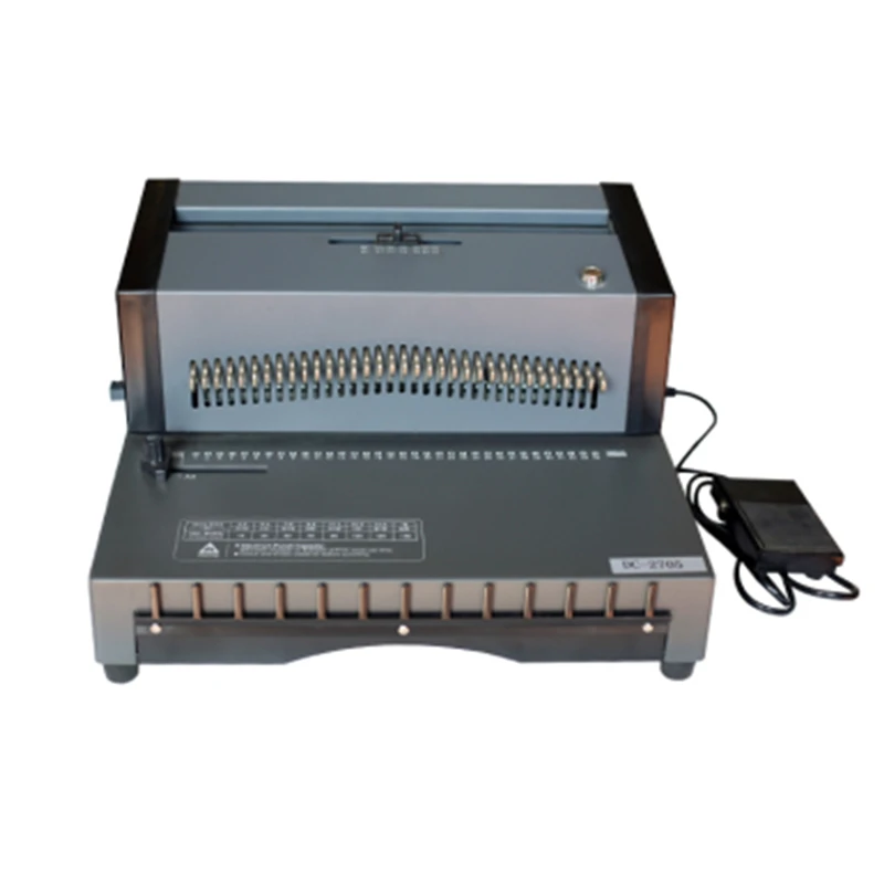

DC-2705 A4 format 34 holes electric iron ring punching and binding punching Electric Binding Machine