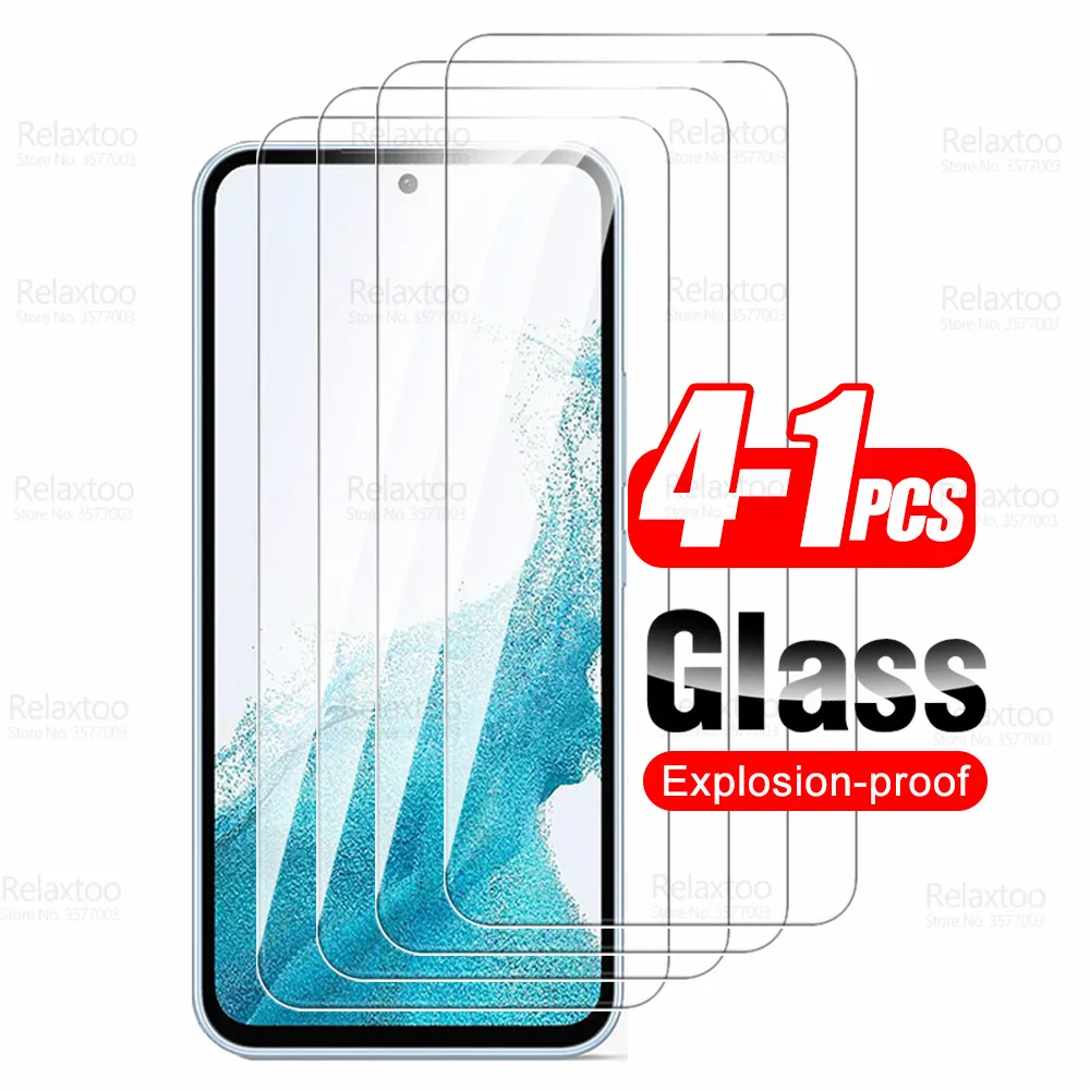 

1-4 шт. закаленное стекло с полным покрытием для Samsung Galaxy A54 защита для экрана Samung A54 A 54 54A 5G A546B 2023 Защитная армированная пленка