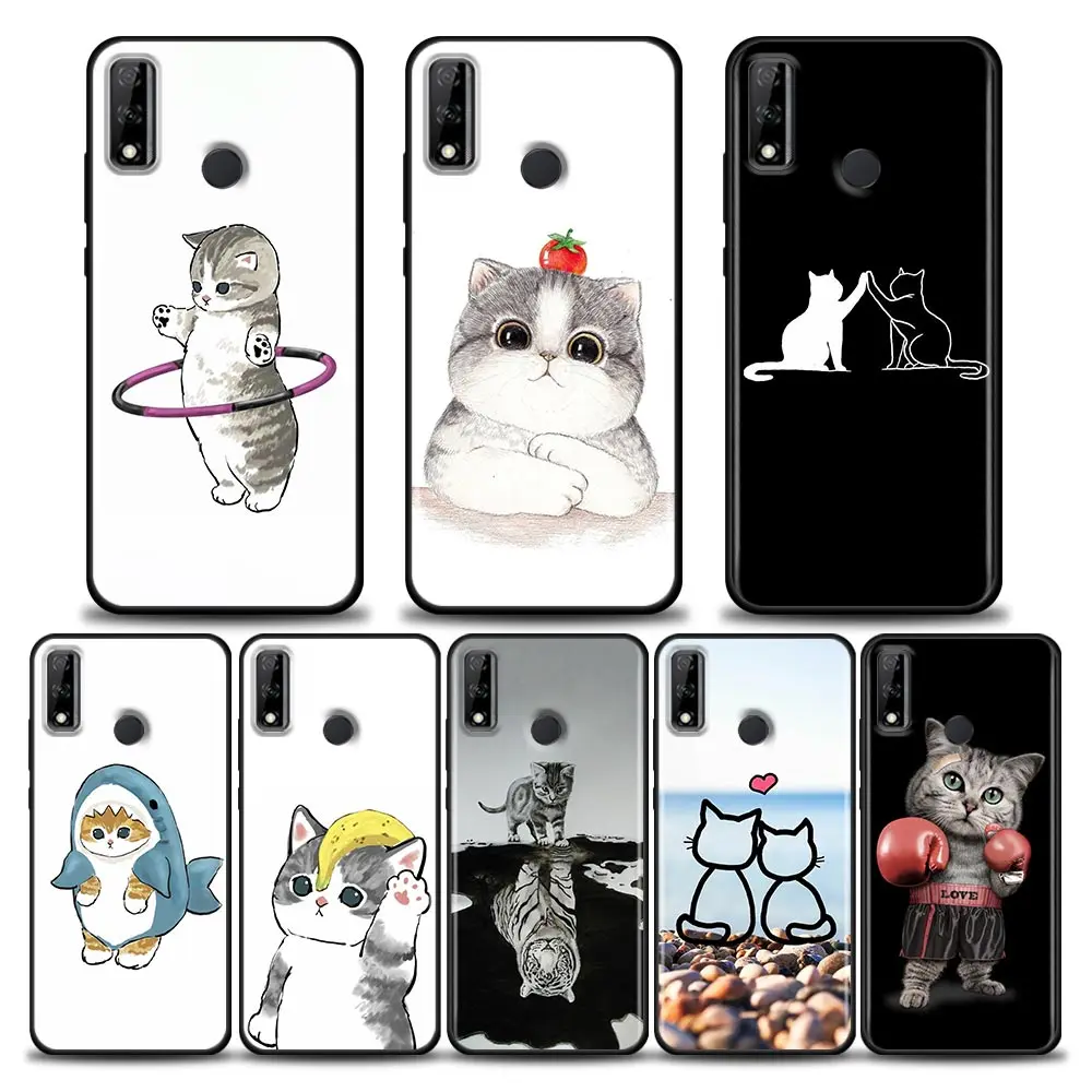 Мягкий чехол для Huawei Y6 Y7 Y9 2019 Y6p Y8s Y9a Y7a |