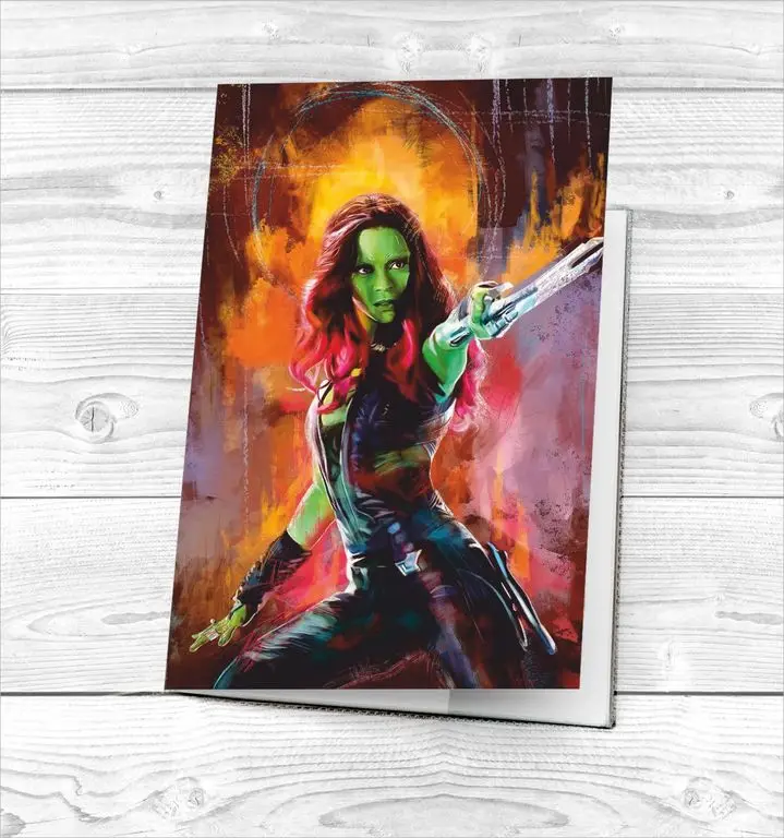 Обложка на паспорт Супергерои Вселенной Marvel - Гамора № 3 |