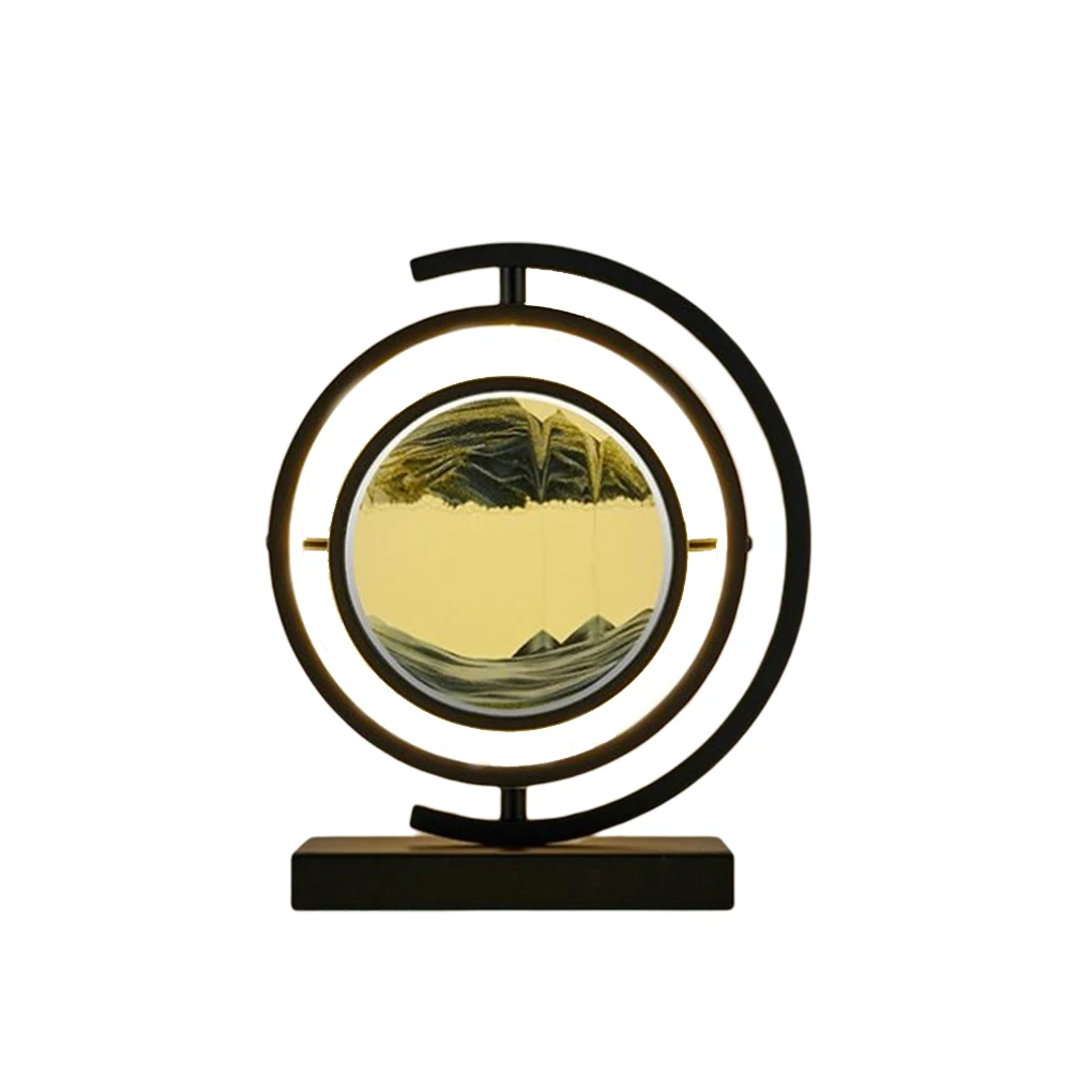 

LED Bedside Lamp Decorative Scene Dynamic Entryway Ornaments LED Night Light Home Holiday Study Dining Room Type1