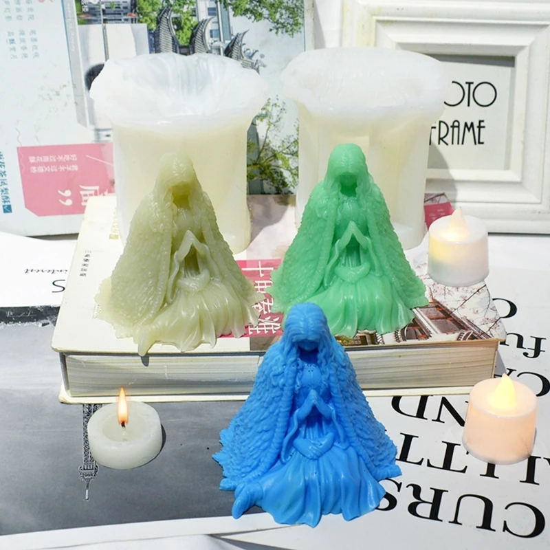 

Head Down Witch Candle Silicone Mold Epoxy Resin DIY Decoration Making Soap Melt Resin Polymer Clay Home Decorations
