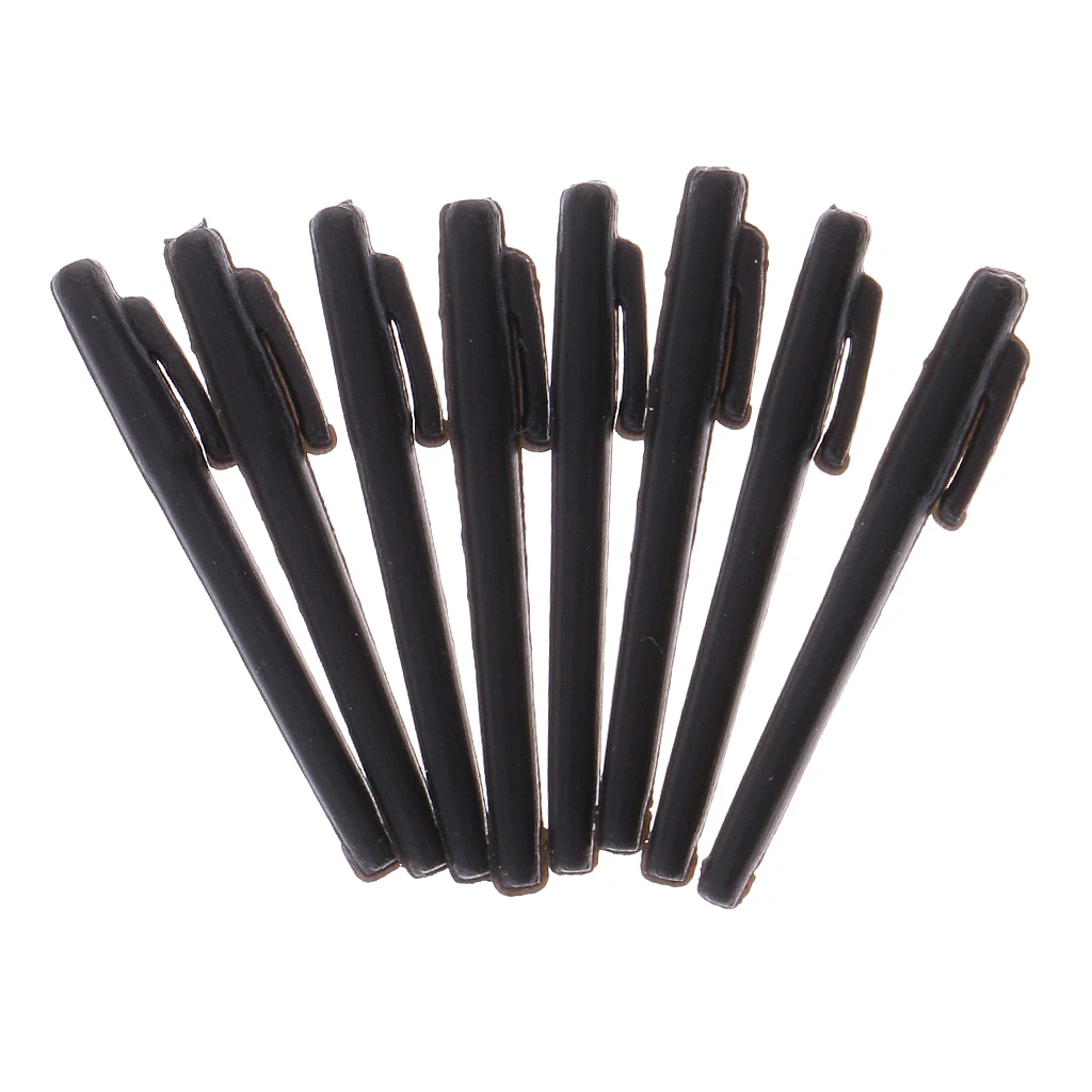 

8 Pieces 1/6 Scale Black Pens for 12inch Action Accessories