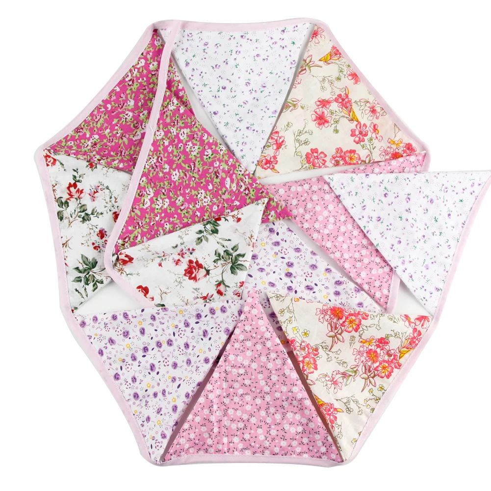 12 флагов 3 2 м ретро цветы вечеринка свадебный вымпел баннер декор