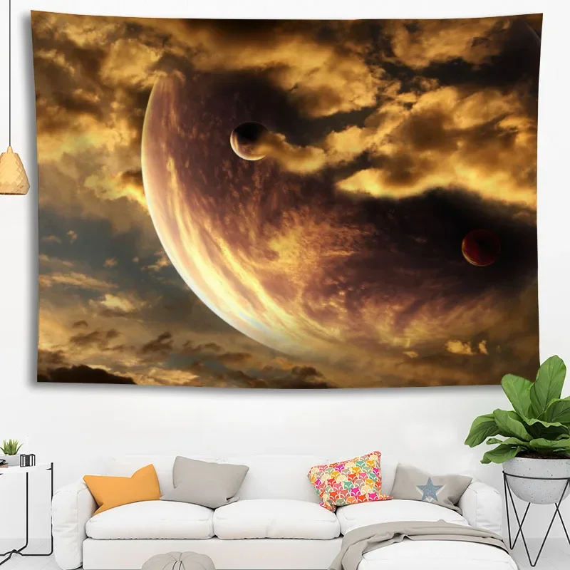 Высококачественный настенный гобелен на заказ с изображением звездного неба