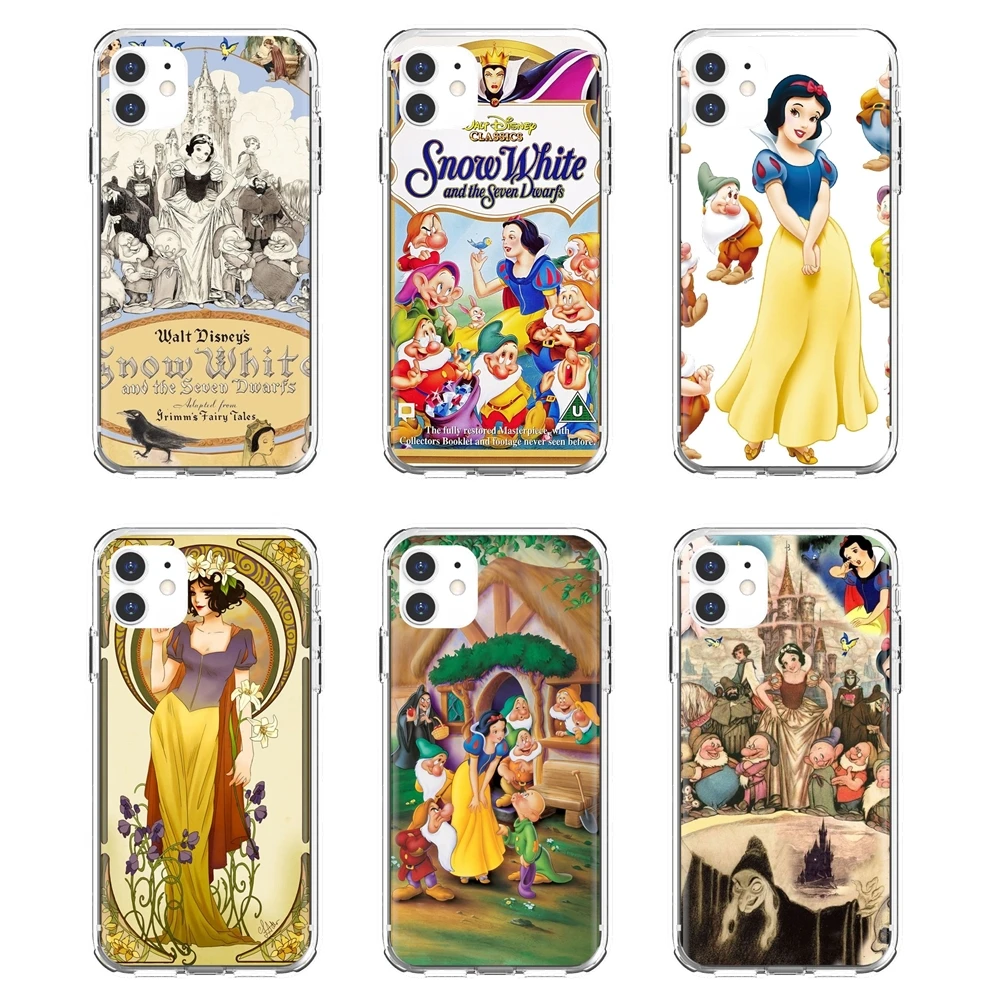 Прозрачный чехол из ТПУ Белоснежка семь карликов для Huawei Honor 8A 7A 7C 8X 9 9X 10 10i 20 Lite Pro Y5