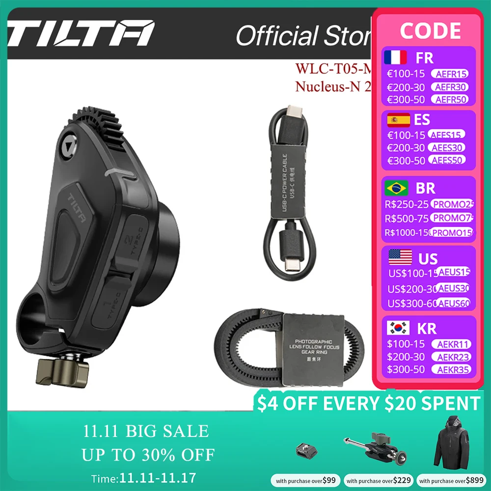 

TILTA Nucleus-N 2.0 WLC-T05-MK Nucleus Nano II Motor Kit