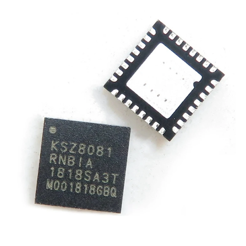 

1-100PCS KSZ8081RNBIA-TR KSZ8081RNBIA Package QFN-32 Ethernet Interface Transceiver Controller Chip IC Brand New Original