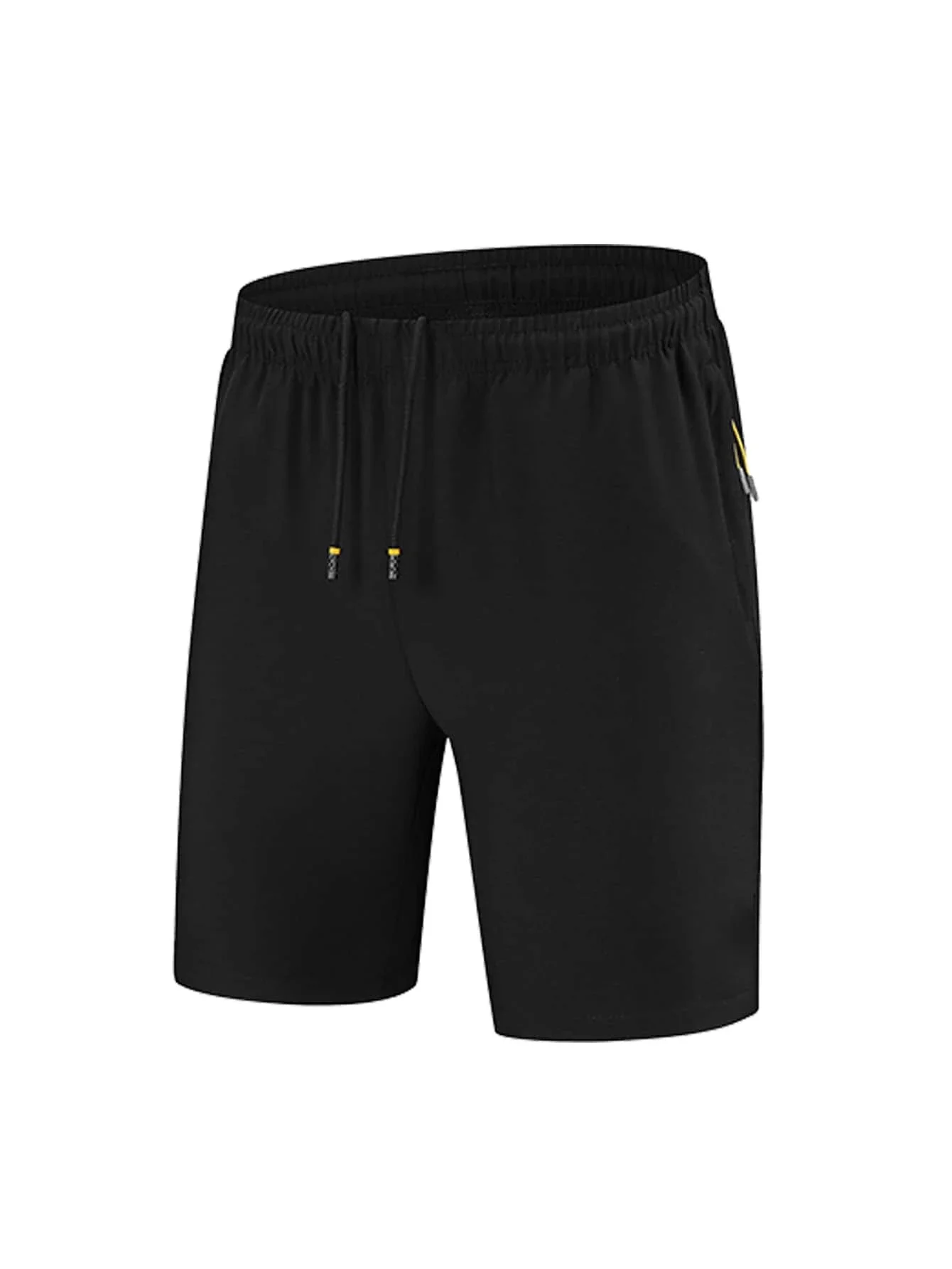 

Men Slant Pocket Drawstring Sports Shorts