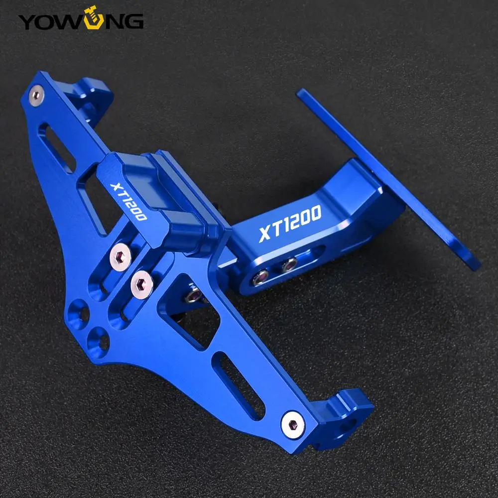 

Adjustable CNC Aluminum Motorcycle Modified Rear License Plate Mount Holder For YAMAHA XT1200 XT1200Z XT1200ZE XT 1200 2010-2023