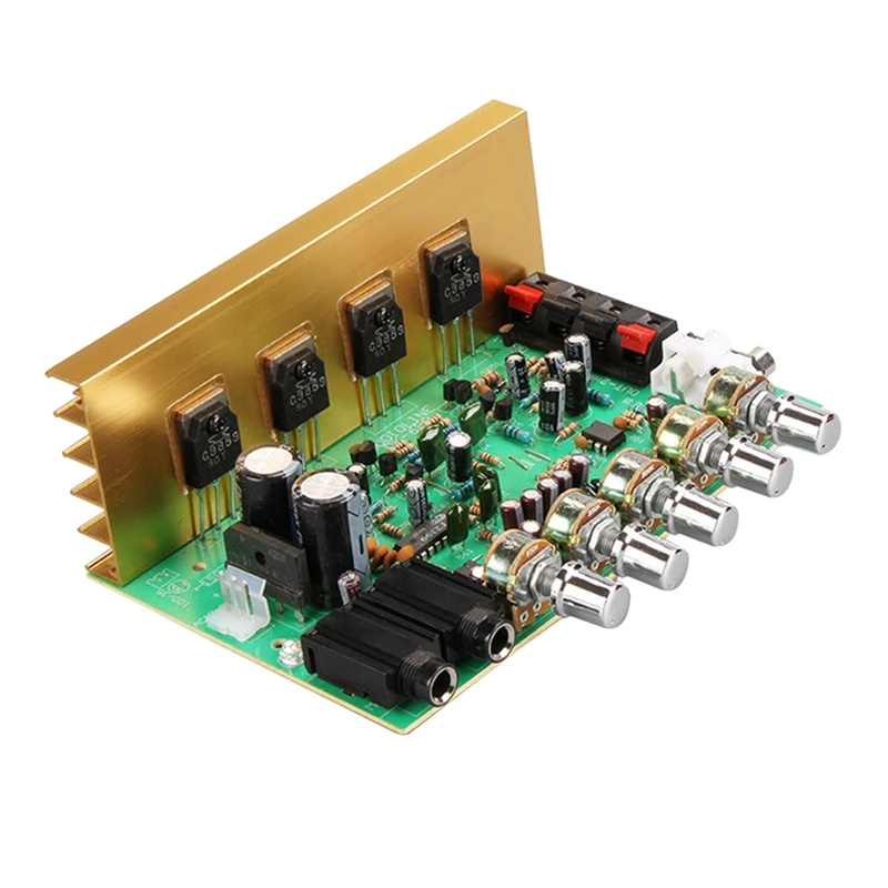 

OK688 Reverberation Amplifier Board 2.0 Channel 100Wx2 Power Audio Amplifier Board Dual AC18-24V Home Speaker OK AMP